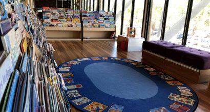 Avalon Beach community library reading space