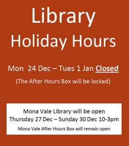 Library Hours dec 2018