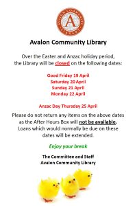 Easter-holiday-opening-hours-avalon-library