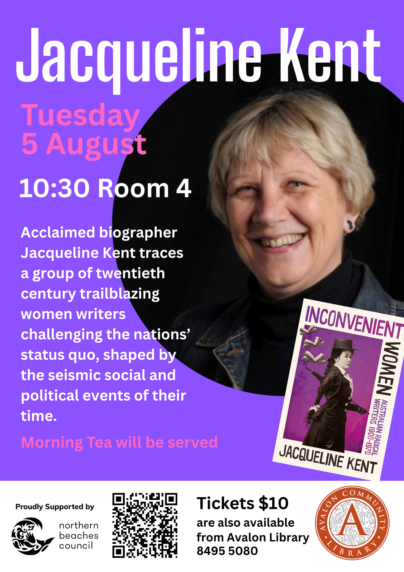 Jacqueline-Kent-poster-event-at-Avalon-Library