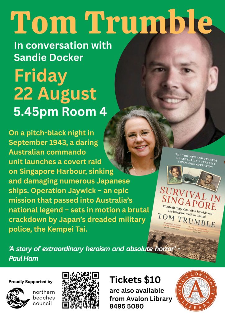 Tom-Trumble-author-poster-event-at-Avaloln-Library